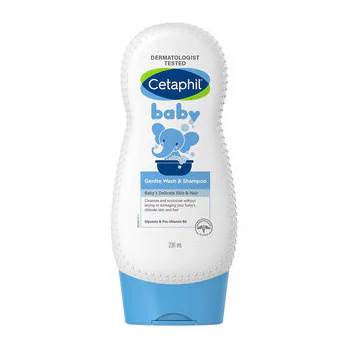 Sữa tắm gội toàn thân cho bé Cetaphil Baby Gentle Wash and Shampoo 230ml