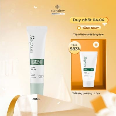 Tinh chất phục hồi làm dịu cho da dầu mụn Easydew Ex Calming Control Clear Serum 30ml