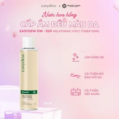 NƯỚC HOA HỒNG - NƯỚC CÂN BẰNG DA EASYDEW DW-EGF MELATONING VITA C TONER 150ML