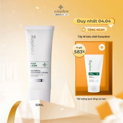Kem Dưỡng Phục Hồi Da Sau Tổn Thương, Laser, Lăn Kim Easydew Rx Post Laser Waterful Soothing Cream