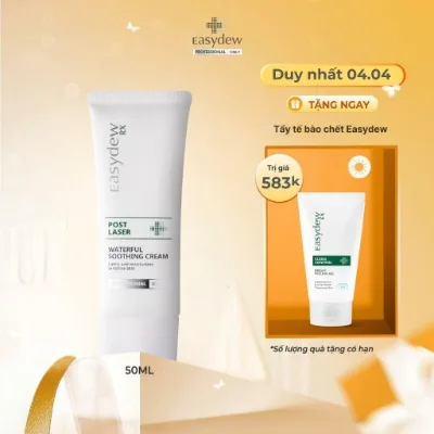 Kem Dưỡng Phục Hồi Da Sau Tổn Thương, Laser, Lăn Kim Easydew Rx Post Laser Waterful Soothing Cream