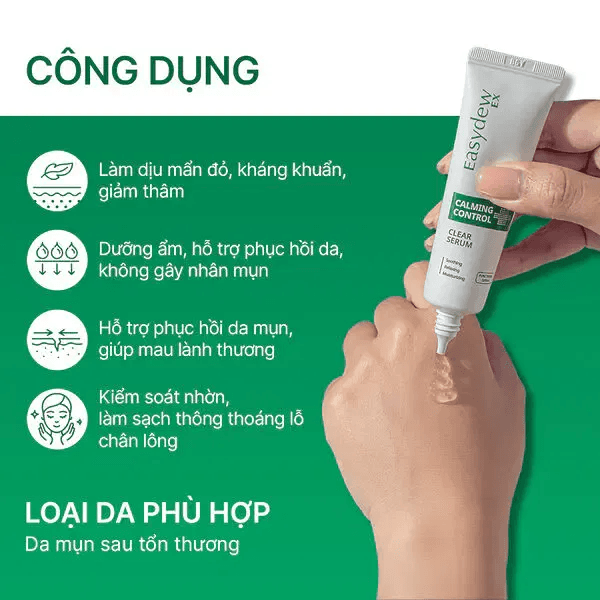 CỨU TINH CHO DA DẦU MỤN - PHỤC HỒI THẦN TỐC VỚI EASYDEW EX CALMING CONTROL CLEAR SERUM 5 image 10