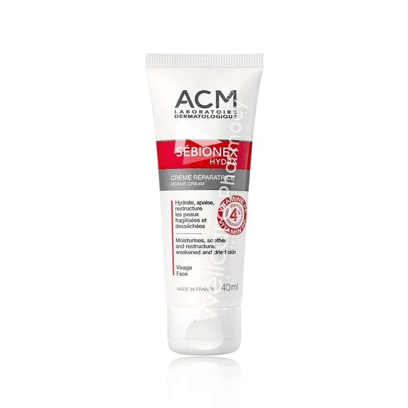 KEM DƯỠNG ẨM LÀM DỊU GIẢM TỔN THƯƠNG CHO DA MỤN ACM SEBIONEX HYDRA REPAIR CREAM 40ML 5 image 77
